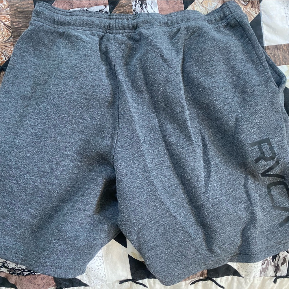 RVCA men’s dark grey sweatshorts